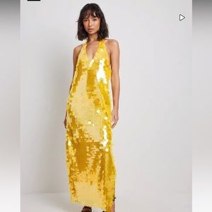 NA-KD Big Sequins MIDI Dress